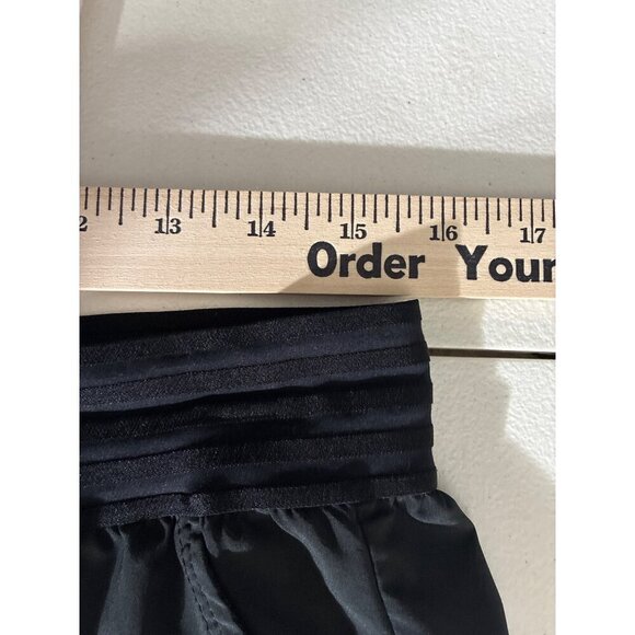 Nike Shorts Dri-Fit Womens Black Running L Polyester Lightweight - Picture 6 of 9